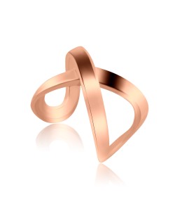 Rose Gold Plated Sleek Design Ear Cuff EC-507-RO-GP